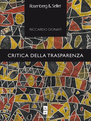 cover image of Critica della trasparenza